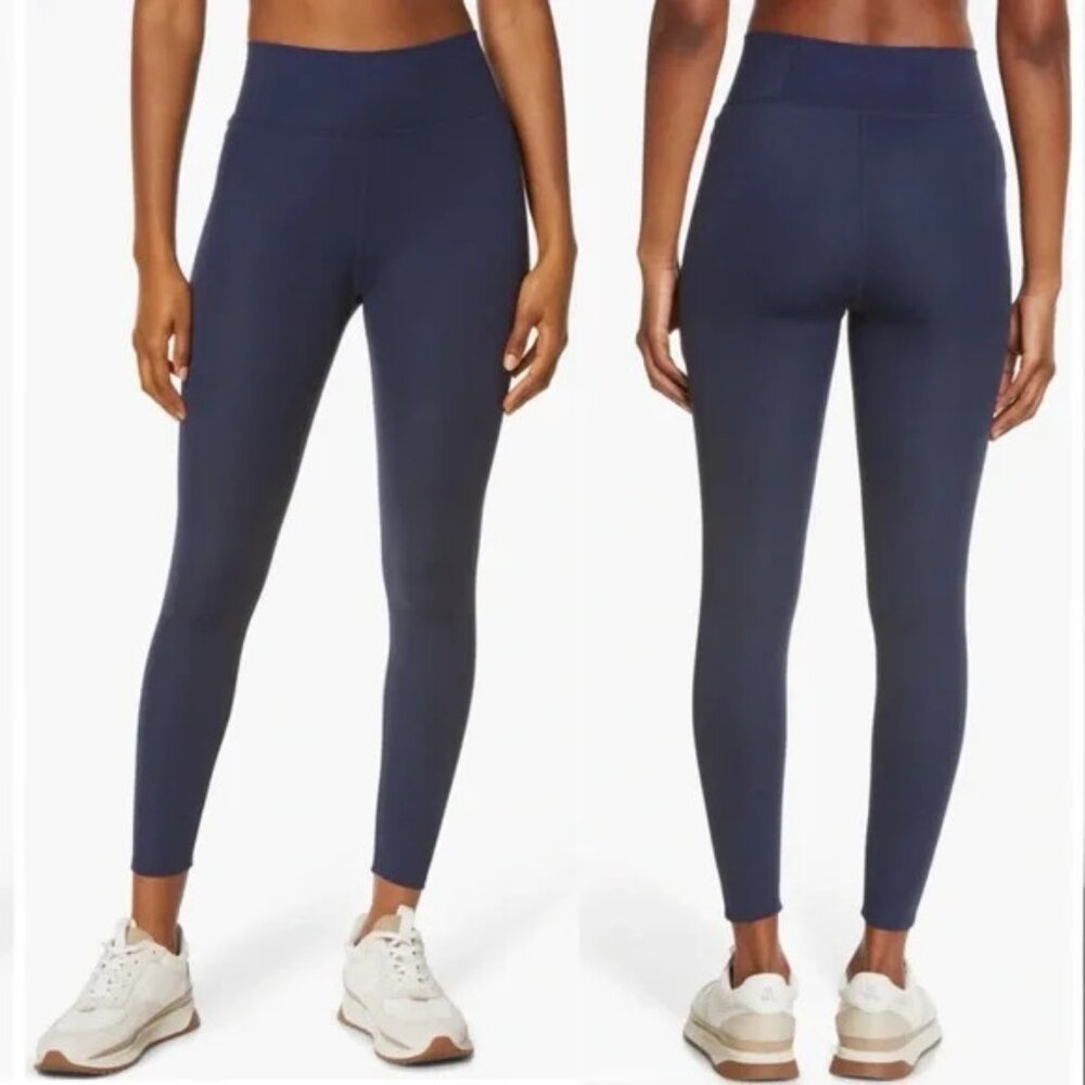 Madewell MWL Dark Blue High Rise Leggings Activewear Sporty Athleisure